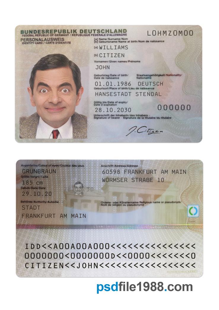 Germany ID Card